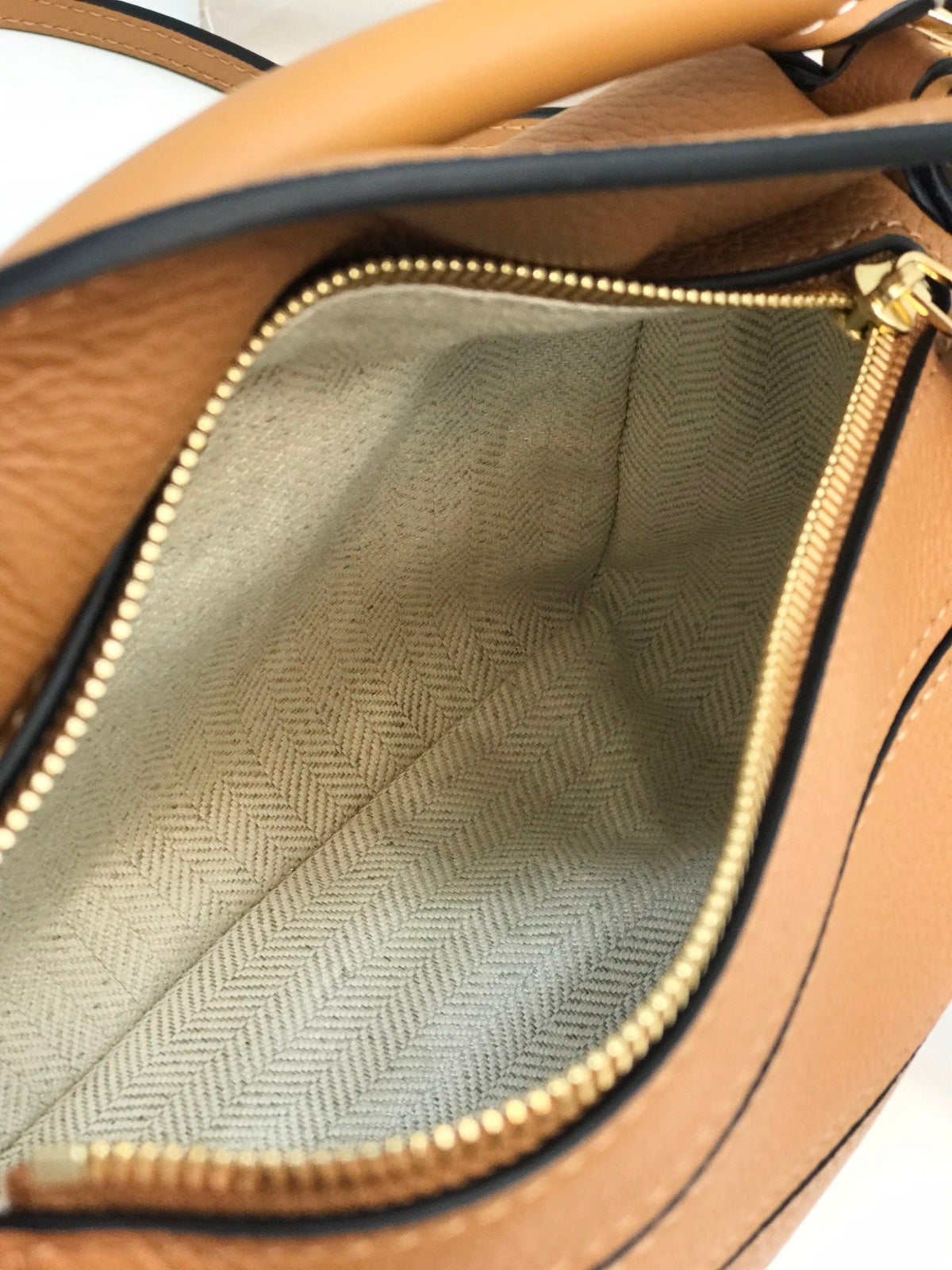 LOEWE LOE MINI 18 PUZZLE BAG IN WARM DESERT CALFSKIN