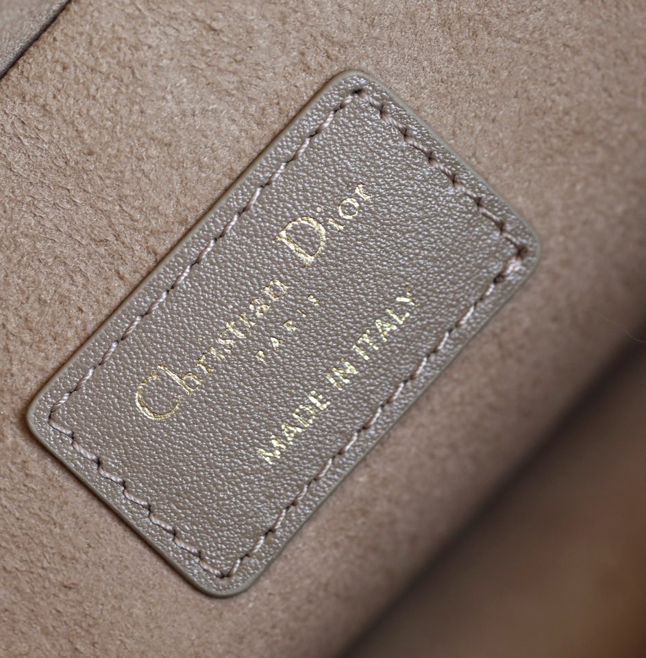 DIOR MEDIUM TOTE BOOK 26 BAG IN BEIGE CREAM CALFSKIN