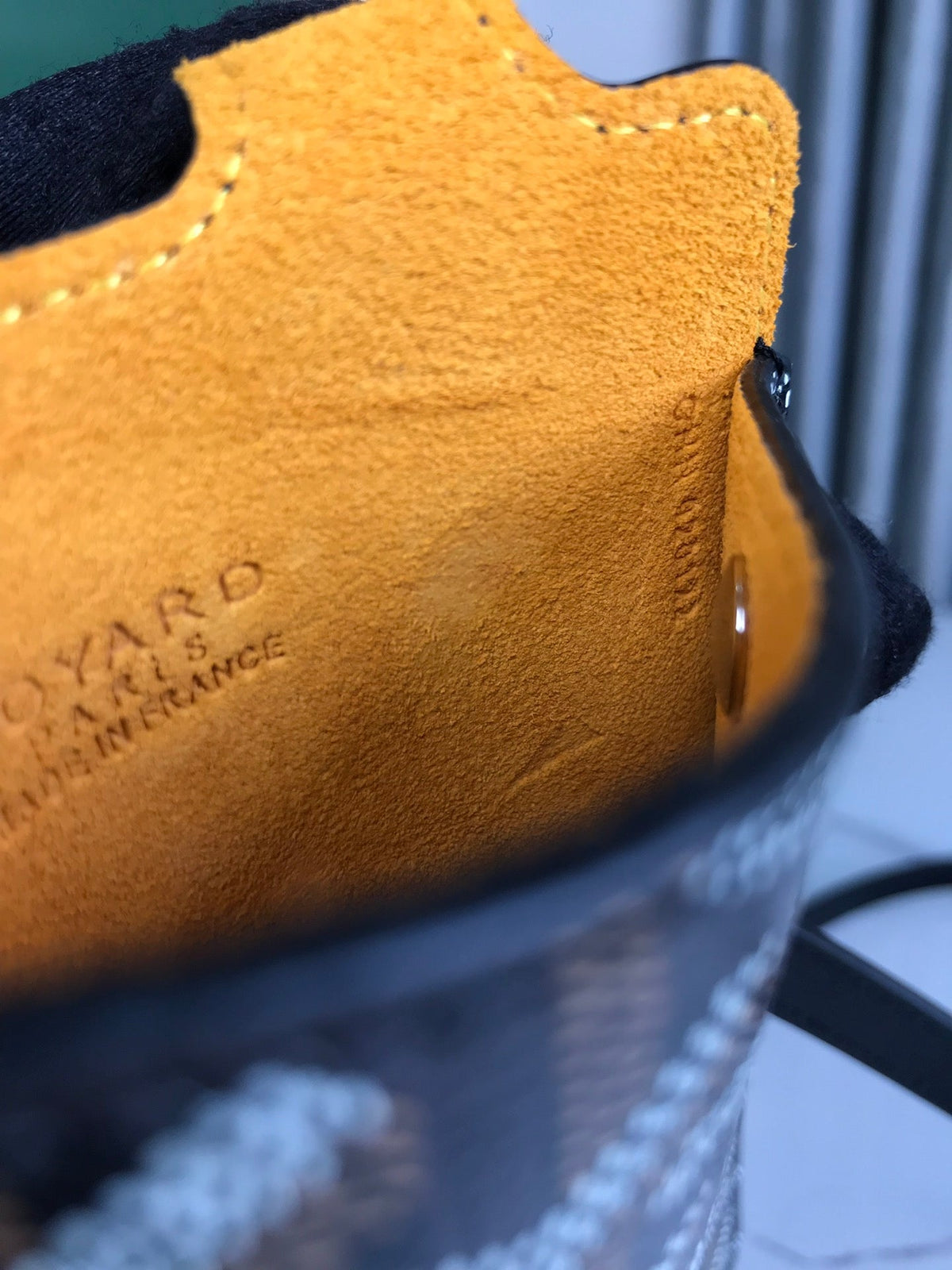 GOYARD MONTMARTRE GM CASE 18 IN BLACK GOYARDINE CANVAS
