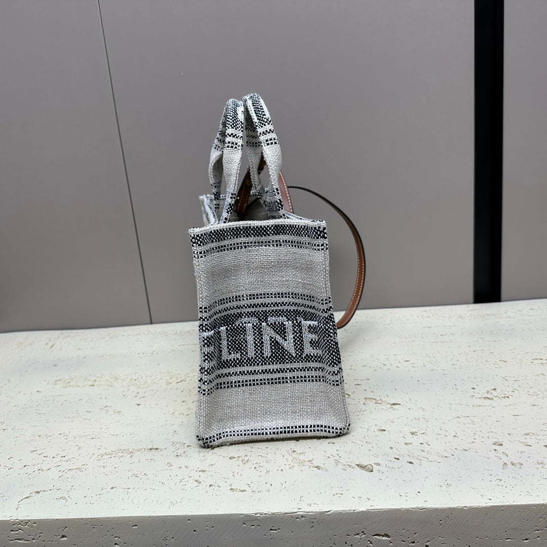 CELINE CABAS THAIS 26 CALFSKIN GREY