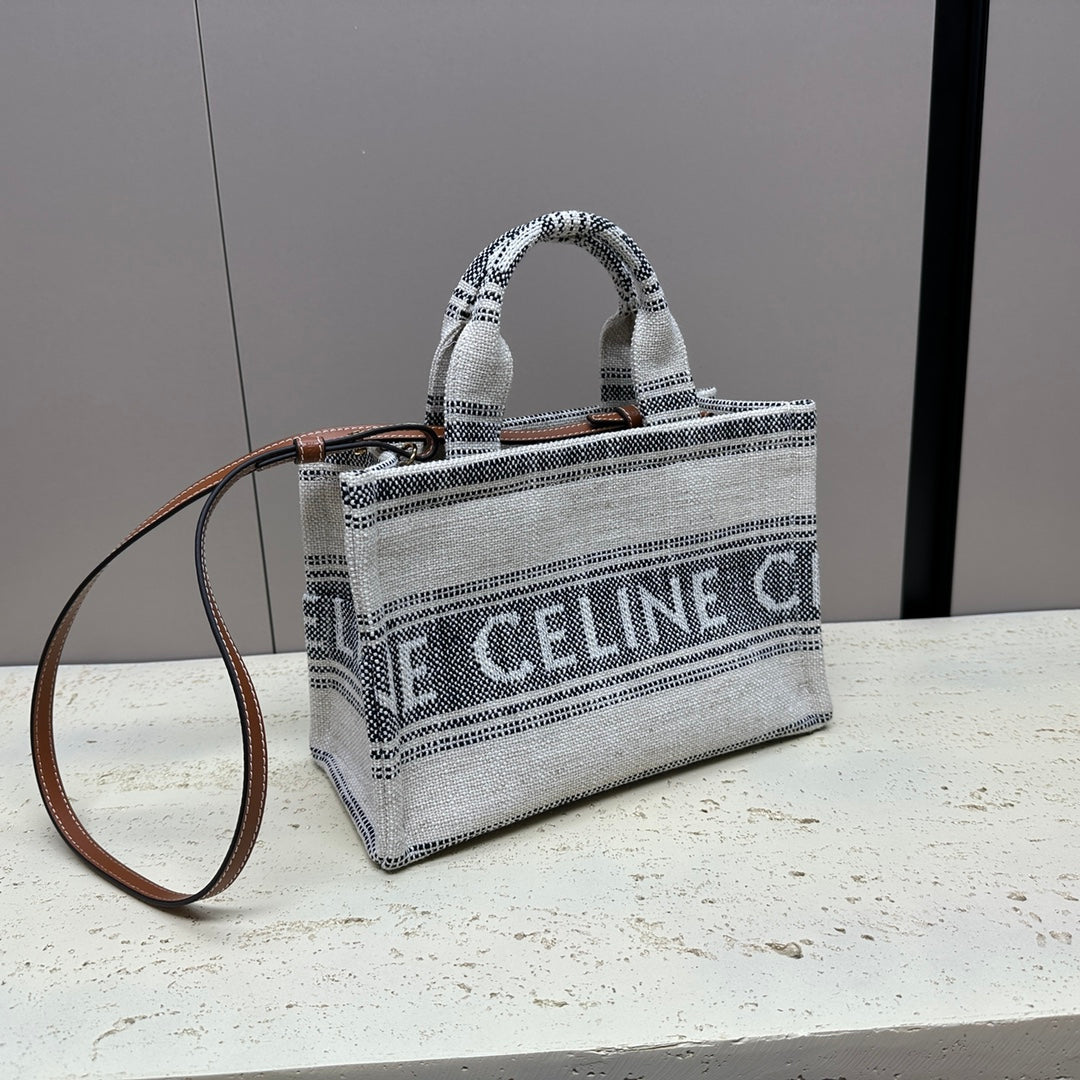 CELINE CABAS THAIS 26 CALFSKIN GREY