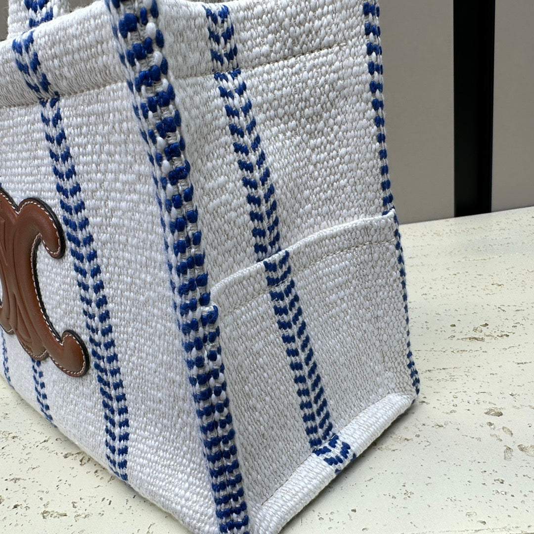 CELINE CABAS THAIS 26 CALFSKIN WHITE