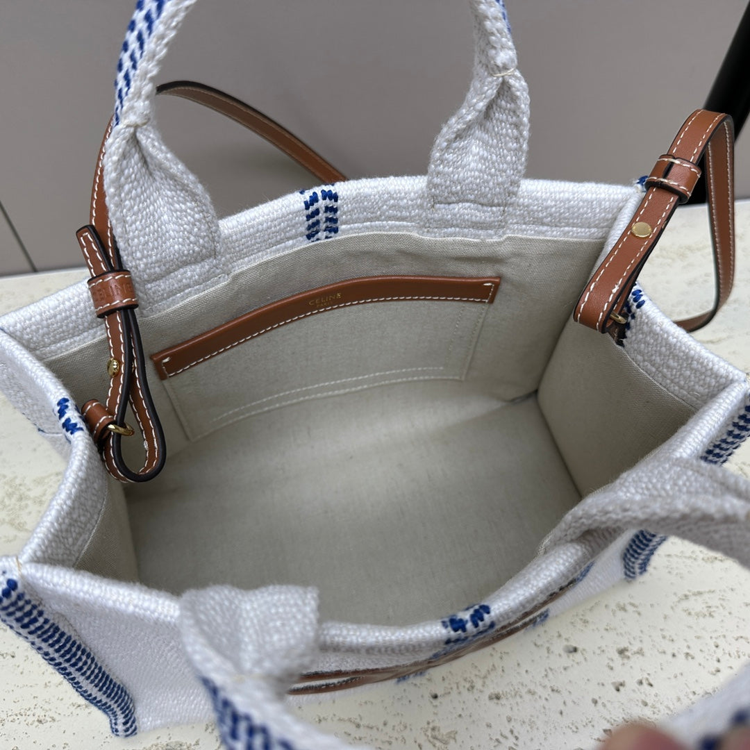 CELINE CABAS THAIS 26 CALFSKIN WHITE