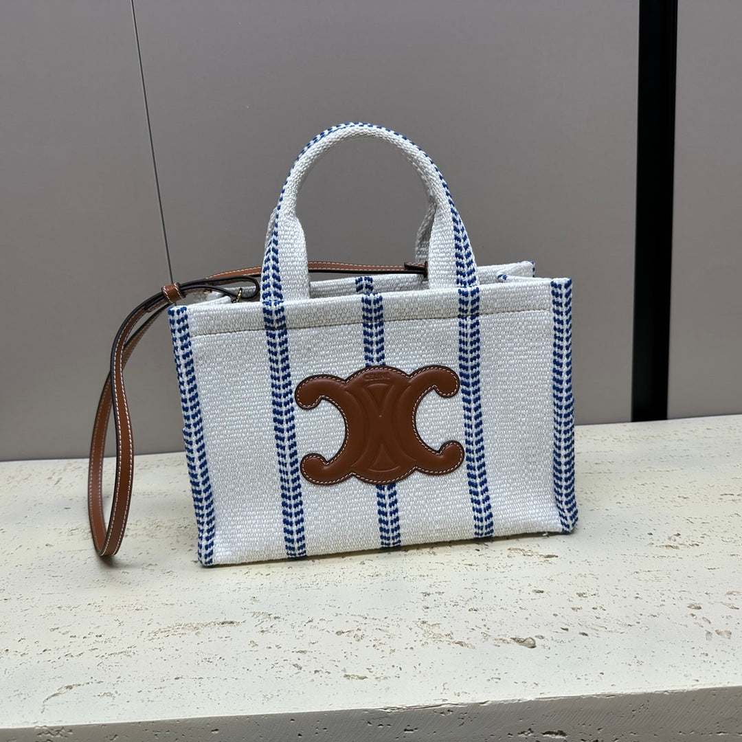 CELINE CABAS THAIS 26 CALFSKIN WHITE
