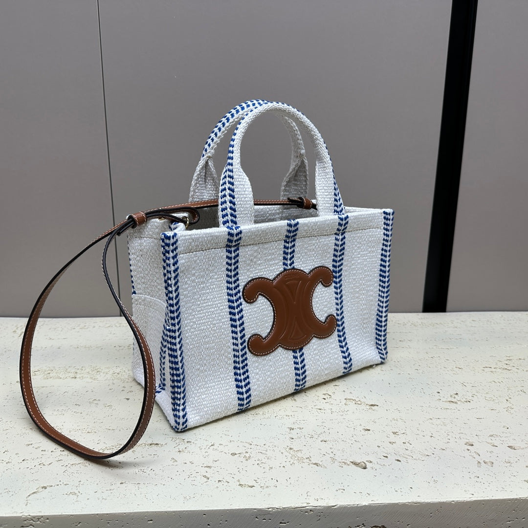 CELINE CABAS THAIS 26 CALFSKIN WHITE