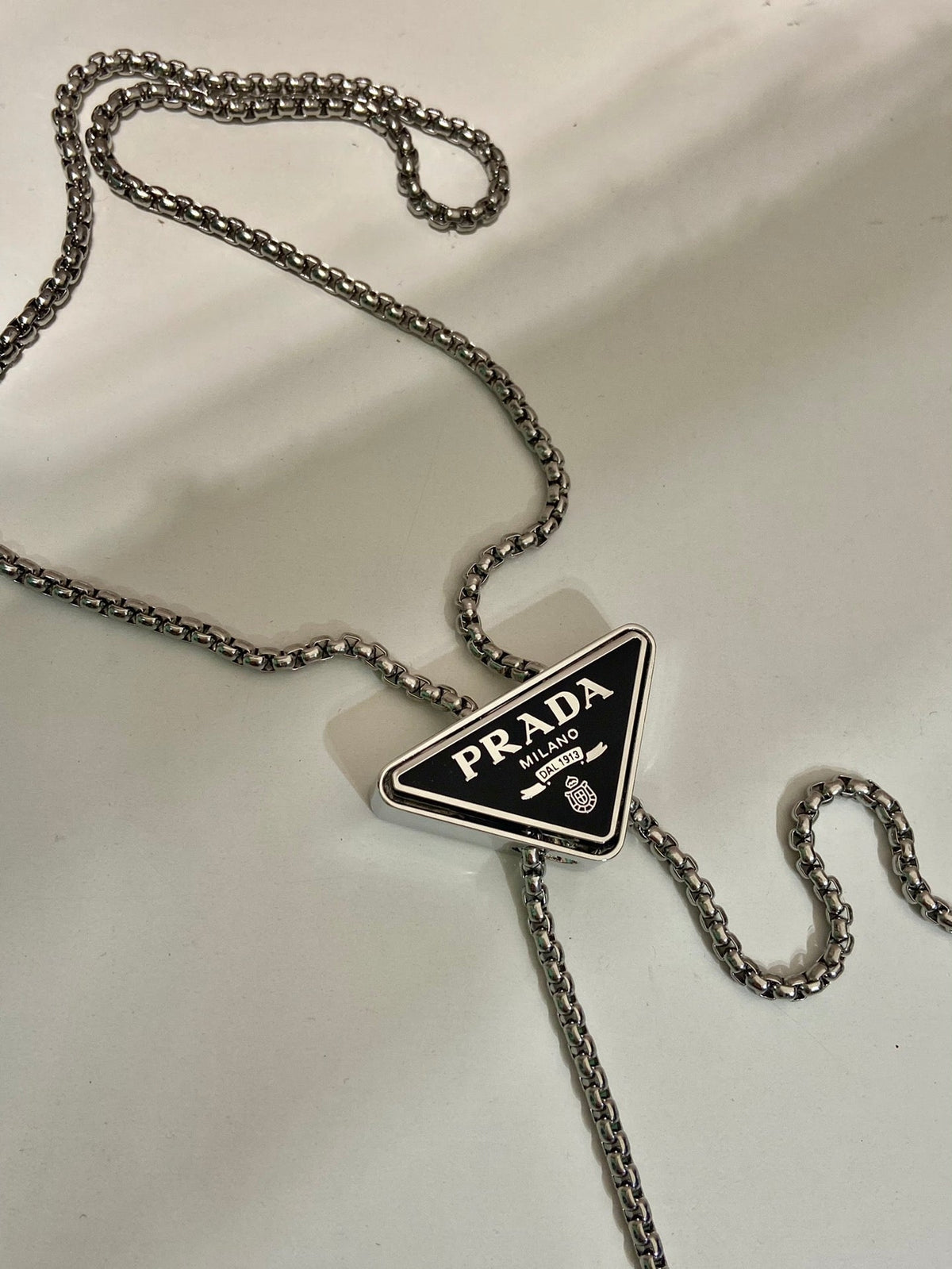 PRADA MINI FLAP BAG 11 IN BLACK DUCHESSE FABRIC ATTACHED FULL CRYSTALS SILVER CHAIN