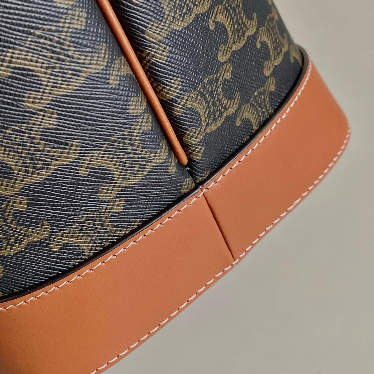 CELINE TRIOMPHE 26 TAN CALFSKIN
