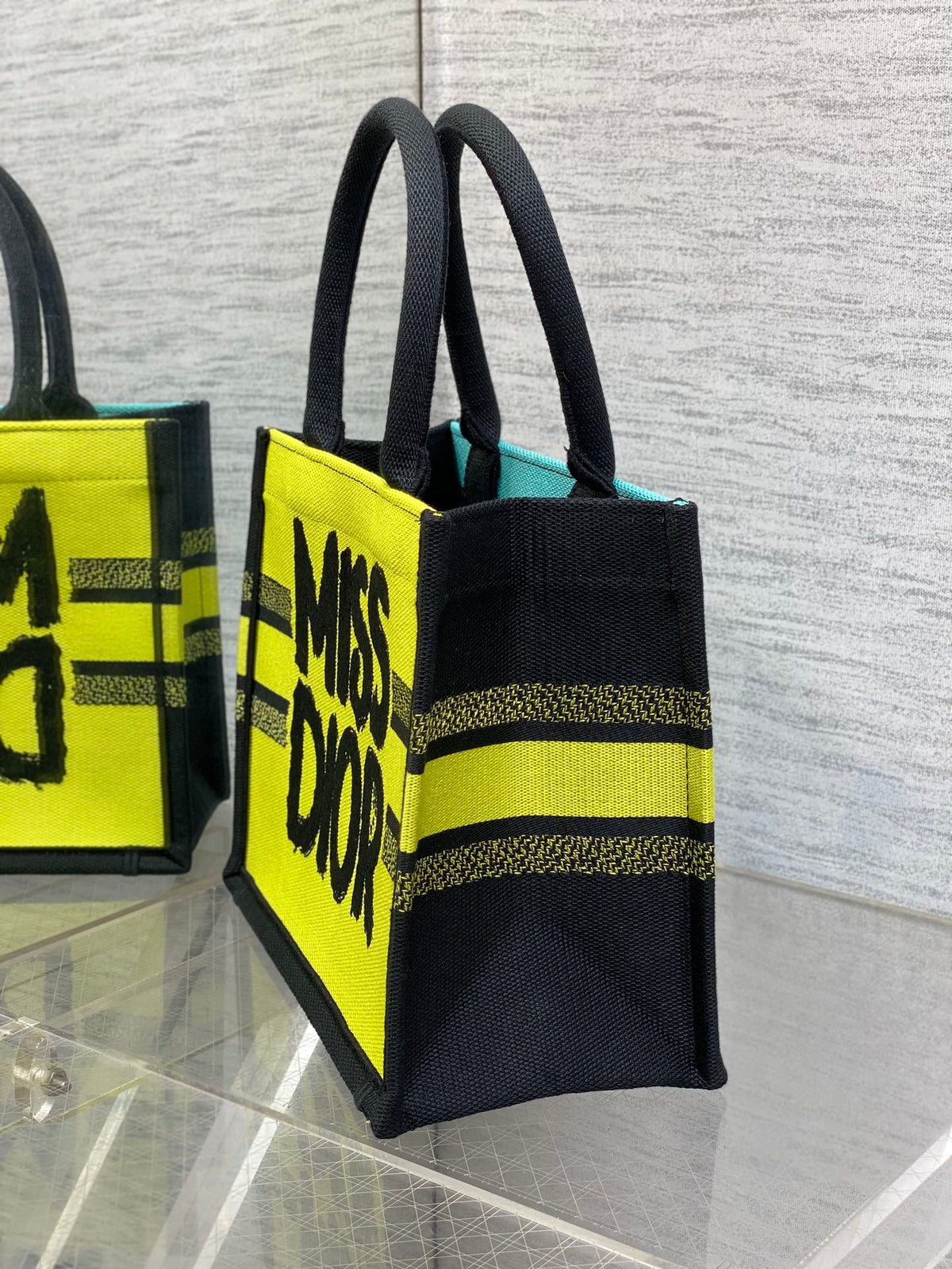 DIOR BOOK TOTE 26 IN COLORFUL CANVAS 226512