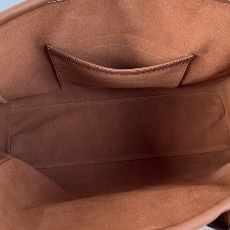 CELINE CUIR TRIOMPHE 44 TAN CALFSKIN