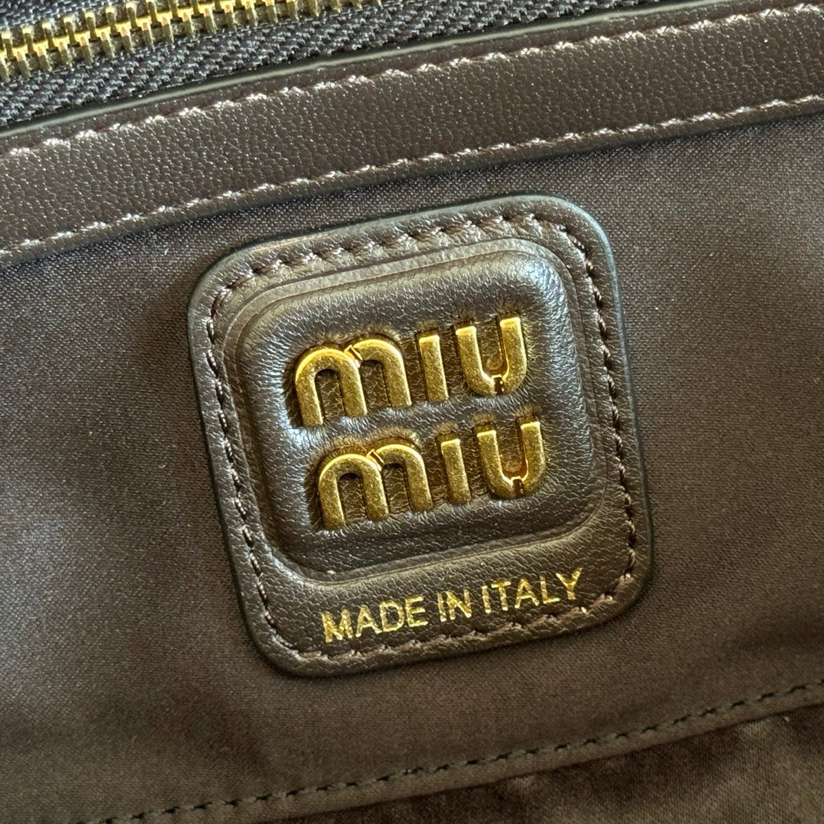 MIU MIU MIUMIU 26S BEAU TOP HANDLE BAG 28 IN BLACK CALFSKIN GOLD HARDWARE