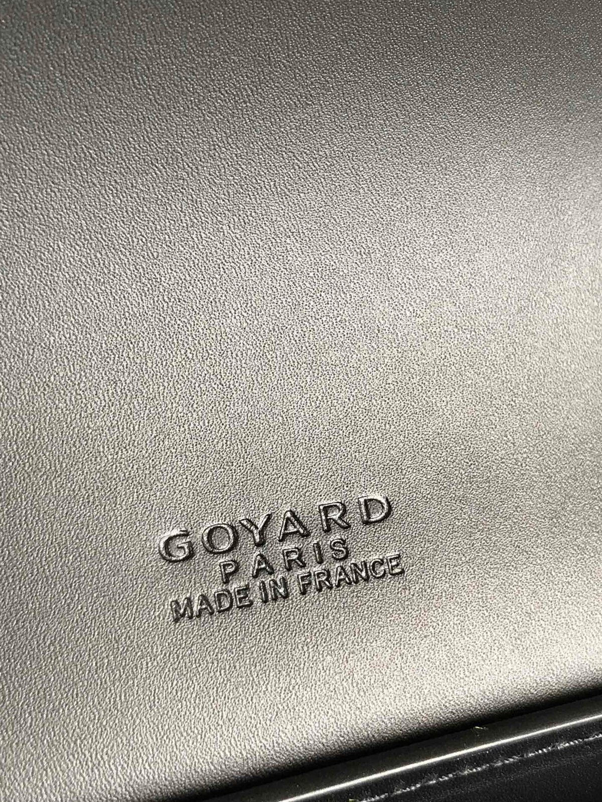 GOYARD DUCHESSE MARIE-CAROLINE BAG 25 IN BLACK GOYARDINE CANVAS AND SMOOTH CALFSKIN