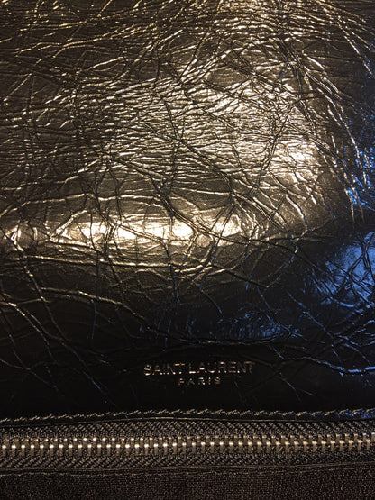 SAINT LAURENT MEDIUM NIKI 27 IN BLACK CALFSKIN CHAIN BAG