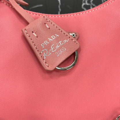 PRADA HOBO 22 BAG IN RK PINK RE-NYLON