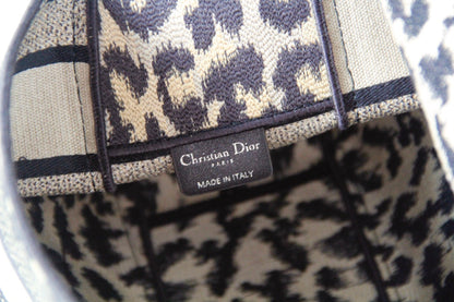 DIOR CAMP DOUBLE BUCKLE BAG 28 IN MIZZA BEIGE CANVAS
