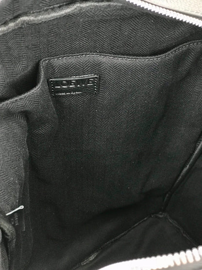 LOEWE LOE 39 MILITARY BACKPACK IN BLACK SOFT GRAINED CALFSKIN