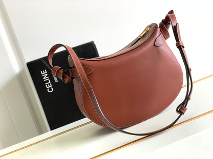 CELINE TRIOMPHE CLASSIC 25 CINNAMON BROWN CALFSKIN