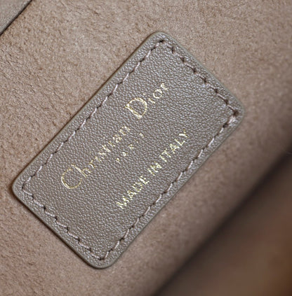 DIOR LARGE TOTE BOOK 36 BAG IN BEIGE CREAM CALFSKIN