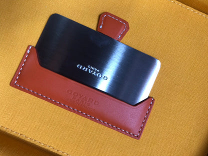 GOYARD MUSE VANITY CASE 20 IN ORANGE GOYARDINE CANVAS