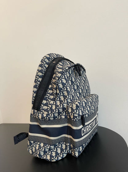 DIOR TRAVEL BACKPACK 41 IN OBLIQUE JACQUARD