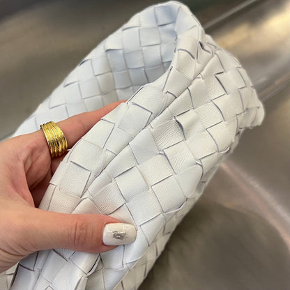 BOTTEGA VENETA SMALL JODIE 48 WHITE CALFSKIN