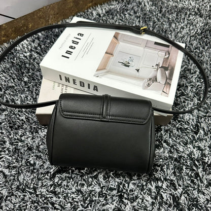CELINE CLASSIC MINI 18 BLACK CALFSKIN
