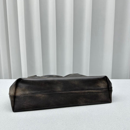 MIU MIU HOBO BAG 39 IN BLACK OMBRE CALFSKIN