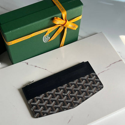GOYARD INSERT LOUISE 21 IN BLACK GOYARDINE CANVAS