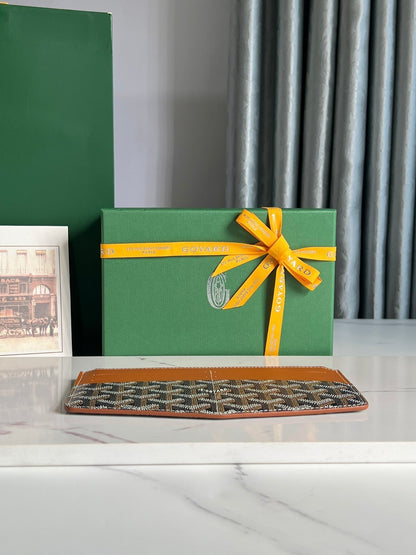 GOYARD INSERT LOUISE 21 IN BROWN GOYARDINE CANVAS