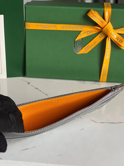GOYARD INSERT LOUISE 21 IN GREY GOYARDINE CANVAS