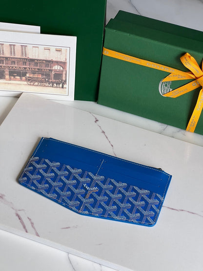 GOYARD INSERT LOUISE 21 IN TORY BLUE GOYARDINE CANVAS