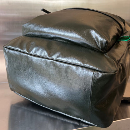 BOTTEGA VENETA MEDIUM ARCHETYPE 46 DARK GREEN LAMBSKIN BACKPACK
