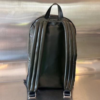 BOTTEGA VENETA MEDIUM ARCHETYPE 46 DARK GREEN LAMBSKIN BACKPACK