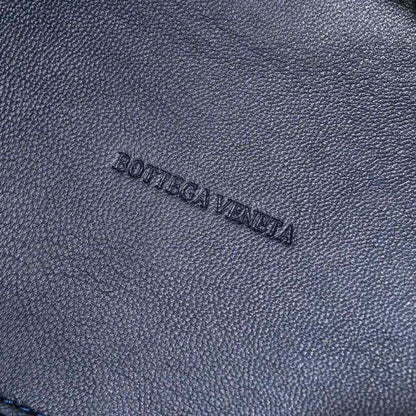 BOTTEGA VENETA Mini Cabat 20cm Blue Lambskin Ghw