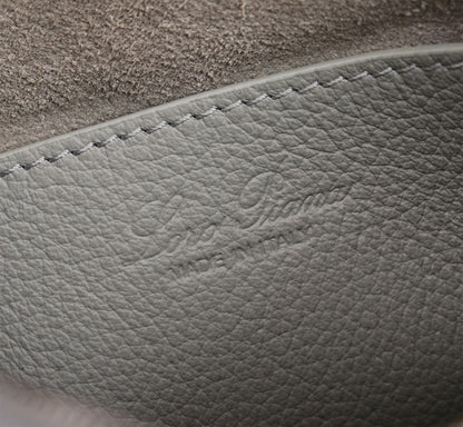 LORO PIANA NANO SMILE BAG 18 IN HARBOR GRAY CALFSKIN