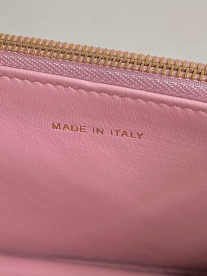 DIOR MISS CARO 17 CHAIN BAG IN HOT PINK LAMBSKIN