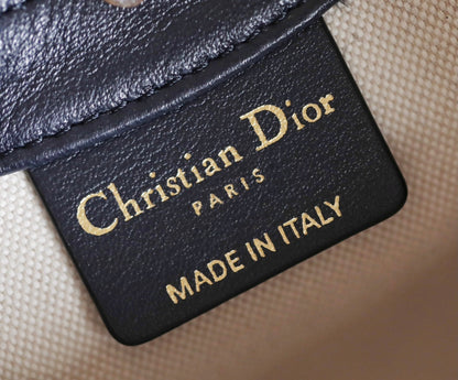 DIOR MINI 21 CHAIN HANDBAG BLACK OBLIQUE JACQUARD