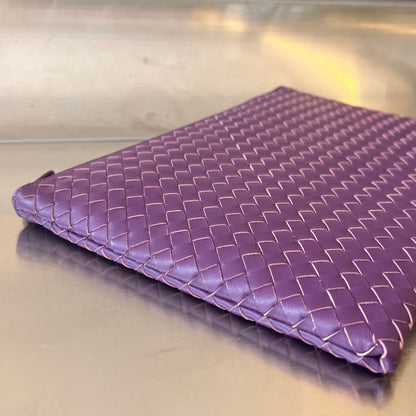 BOTTEGA VENETA INTRECCIATO 30 IN PURPLE VIOLET LAMBSKIN