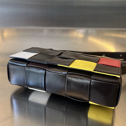 BOTTEGA VENETA SMALL CASSETTE 23 IN COLORFUL CALFSKIN
