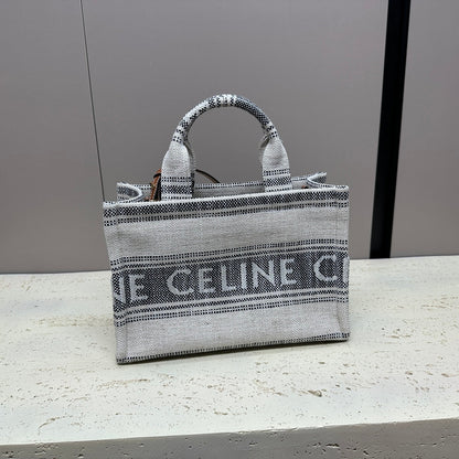 CELINE CABAS THAIS 26 CALFSKIN  GREY