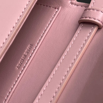 CELINE Triomphe 11 PASTEL PINK Shiny Calfskin Handbag