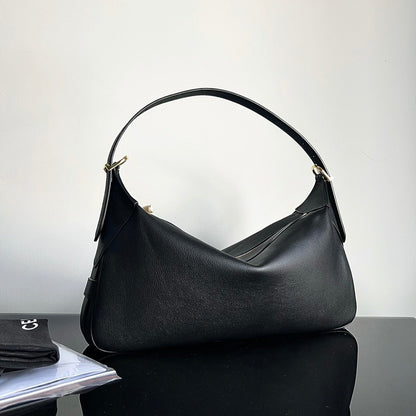 CELINE UNDERARM BAG 34 BLACK SOFT CALFSKIN