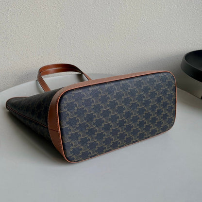 CELINE TRIOMPHE 26 TAN  CALFSKIN