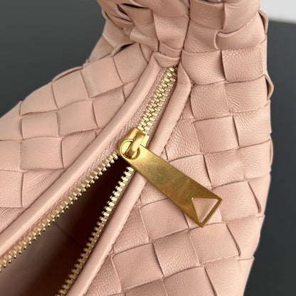 BOTTEGA VENETA MINI JODIE 28CM IN LIGHT PINK LAMBSKIN