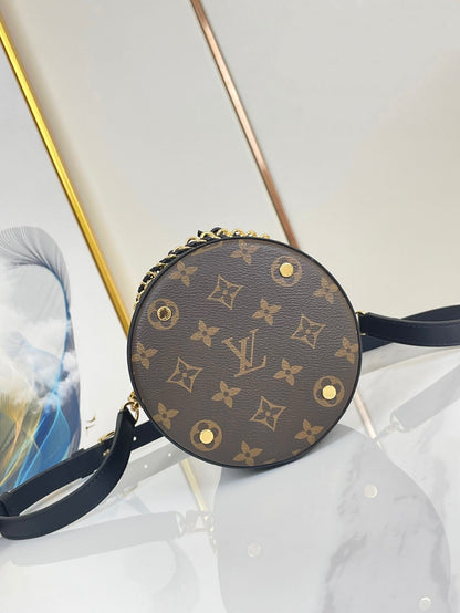 LOUIS VUITTON CANOÉ 20 IN BROWN MONOGRAM CANVAS GOLD HARDWARE