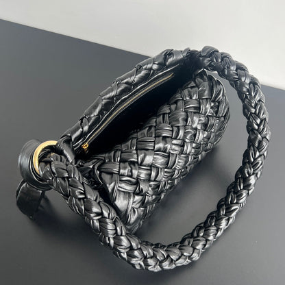 BOTTEGA VENETA KALIMERO CITTÀ 25 IN BLACK CALFSKIN