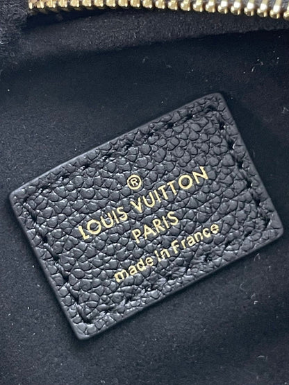 LOUIS VUITTON MINI BUMBAG 17 IN BLACK MONOGRAM EMPREINTE LEATHER GOLD HARDWARE