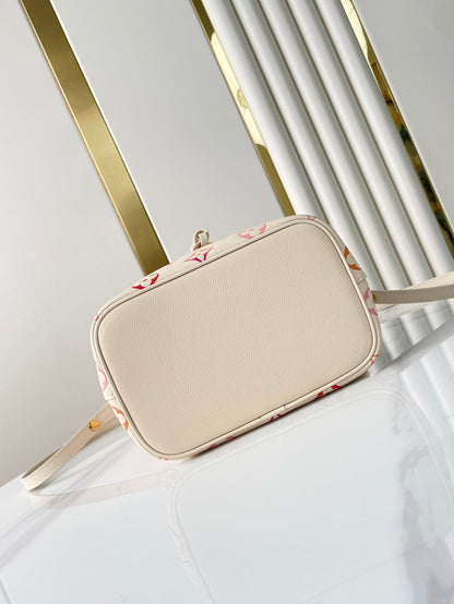 LOUIS VUITTON NÉONOÉ BB 20 IN SUNRISE AQUARELLE MONOGRAM EMPREINTE LEATHER