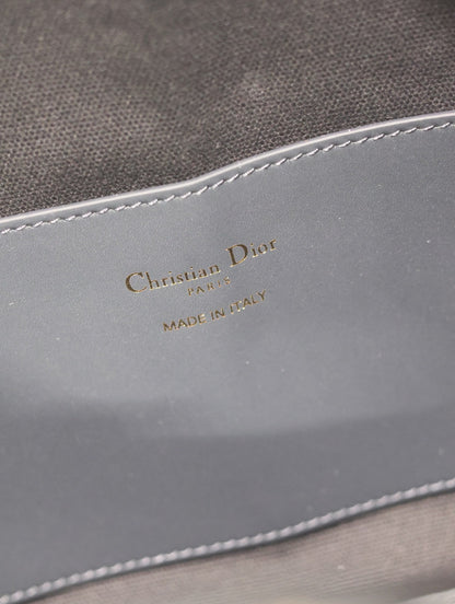DIOR MINI 27 NOLITA BAG IN BLUE MONOGRAM OBLIQUE JACQUARD