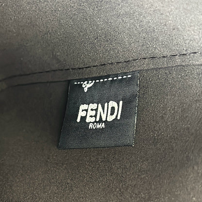 FENDI ORIGAMI MINI 19 IN ARMY GREEN LAMBSKIN AND SUEDE