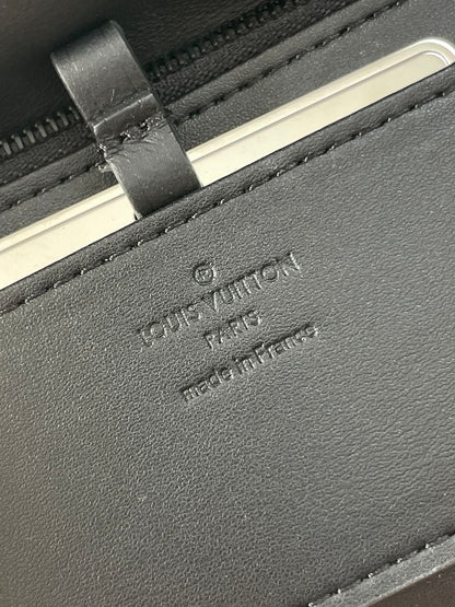 LOUIS VUITTON GO-14 MM 23 IN BLACK QUILTED LAMBSKIN BLACK HARDWARE